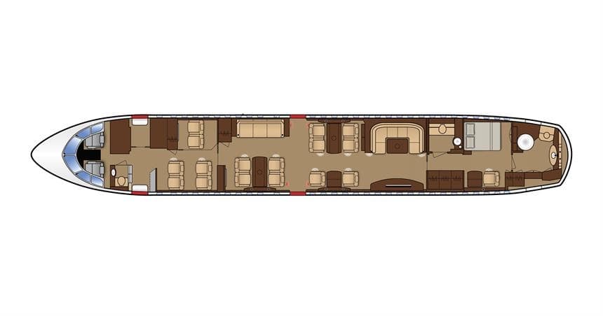 Cabin floor plan