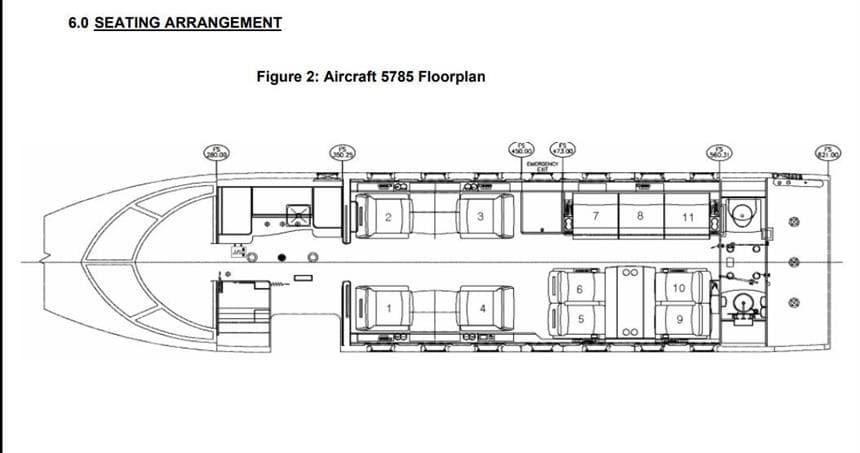 Cabin floor plan