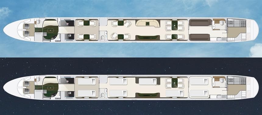 Cabin floor plan