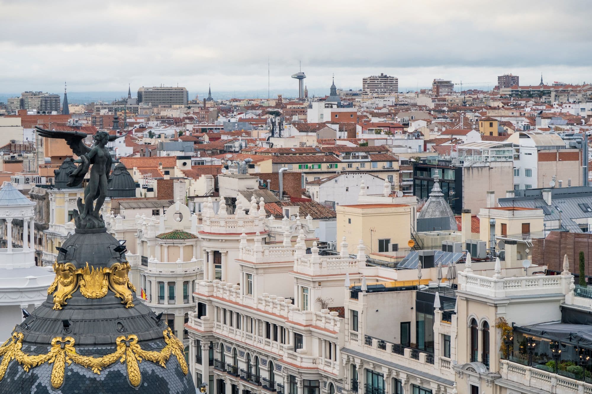 Gran Vía from above.